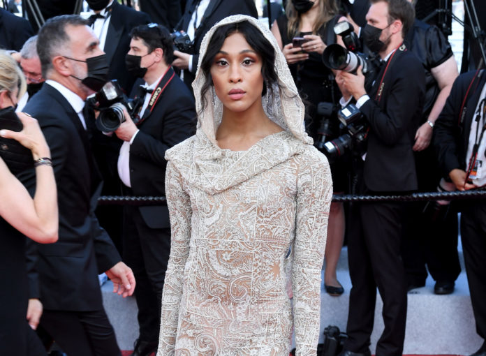 Mj Rodriguez Wearing Etro at the opening ceremony, 74th Cannes Film Festival.