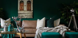 Incorporate emerald green into your home