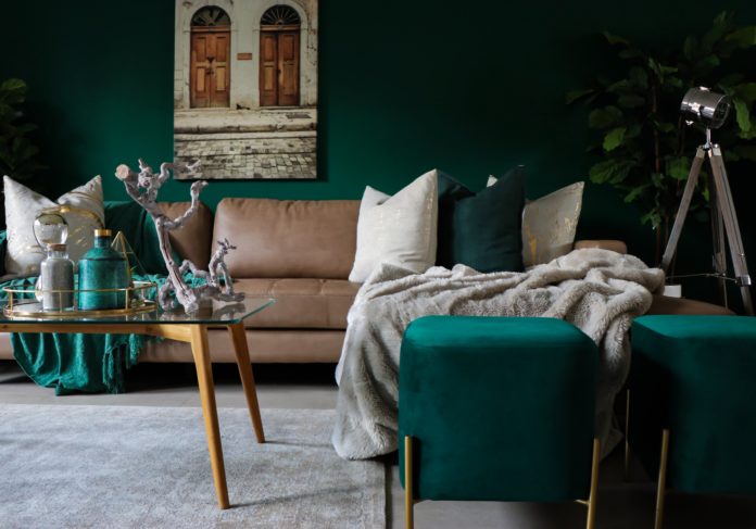 Incorporate emerald green into your home