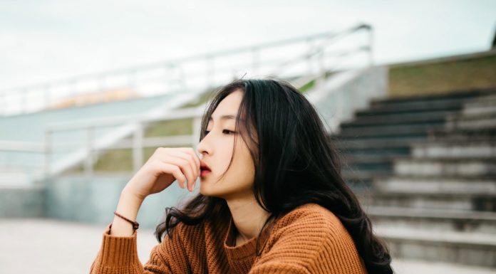 Woman thinking