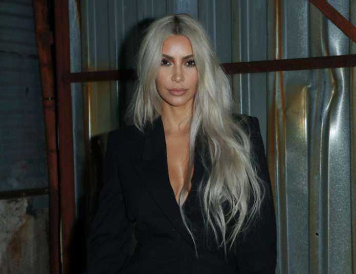 Kim Kardashian at New York Fashion Week in 2017