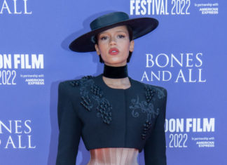 Taylor Russell is Giving Us One Epic Red Carpet Look After Another on “Bones & All” Press Tour Taylor Russell attending the "Bones And All" Premiere at the 66th BFI London Film Festival in October 2022