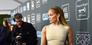 Jennifer Lopez at the 25th Annual Critics' Choice Awards in 2020