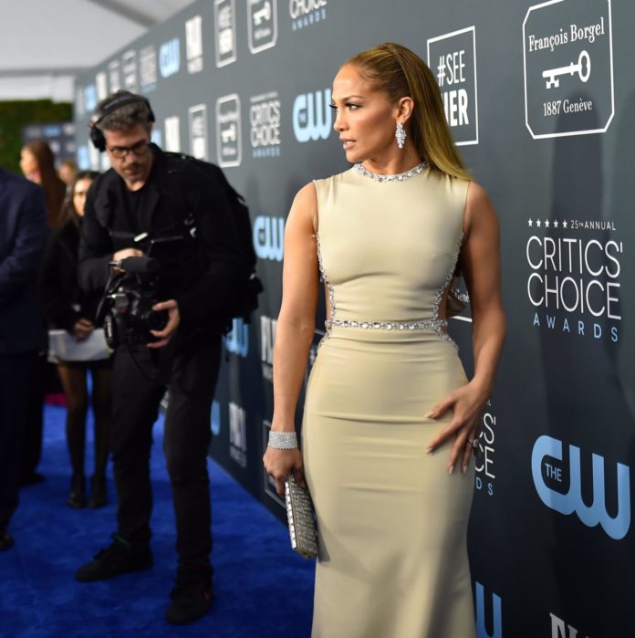 Jennifer Lopez at the 25th Annual Critics' Choice Awards in 2020