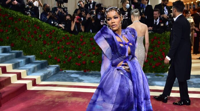 Teyana Taylor at the Costume Institute Benefit in 2022