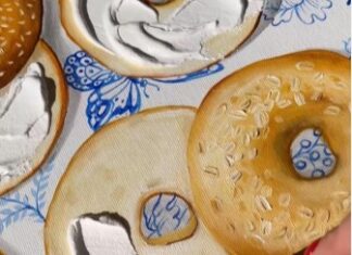 Christina Kunanets Finds Viral Success With Her Realistic 3D Food Paintings