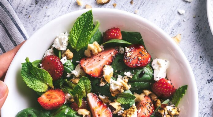 This Strawberry Pecan Salad Screams Summer Strawberry salad