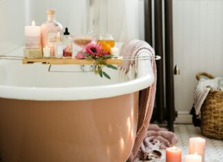 This DIY Bathroom Tray Will Upgrade Your Decor Bathtub