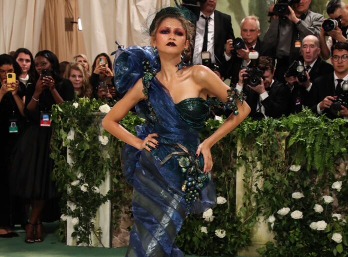 Zendaya at the Metropolitan Museum of Art's Costume Institute Benefit, celebrating the opening of the Sleeping Beauties: Reawakening Fashion in May 2024