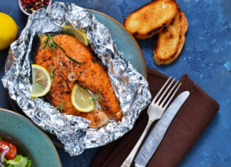 Warning: Wrapping Food in Aluminium Foil Can Lead to Dangerous Bacterial Growth Leftover salmon wrapped in aluminum foil