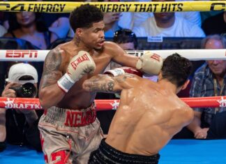 Shakur Stevenson Considers Fight With Devin Haney at 140 Pounds Shakur Stevenson Defeats Artem Harutyunyan by Unanimous Decision, Newark, New Jersey, USA - 06 Jun 2024