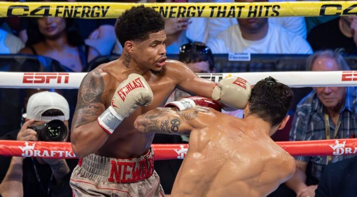 Shakur Stevenson Considers Fight With Devin Haney at 140 Pounds Shakur Stevenson Defeats Artem Harutyunyan by Unanimous Decision, Newark, New Jersey, USA - 06 Jun 2024
