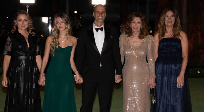 Le Bal: Eugenia de Borbón Vargas and Lucia Sofia Ponti Make an Unforgettable Evening in Paris Sasha Alexander, Lucia Sofia Ponti, Eduardo Ponti, Sophia Loren, and Roberta Armani at The Academy Museum of Motion Pictures Opening Gala in September 2021