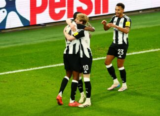 Newcastle Seize Advantage with 2-0 Victory Over Arsenal in Carabao Cup Semi-Final First Leg Alexander Isak of Newcastle United celebrates scoring a goal after making the score 0-1. Arsenal v Newcastle United, EFL Carabao Cup, Semi Final, First Leg, Football, Emirates Stadium, London, UK - 07 Jan 2025