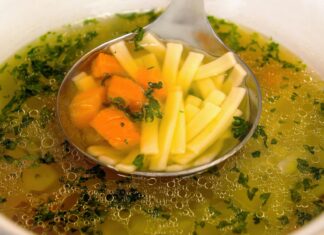 Walmart Recalls Over 12,000 Cartons of Great Value Chicken Broth Due to Packaging Concerns Chicken broth with vegetables